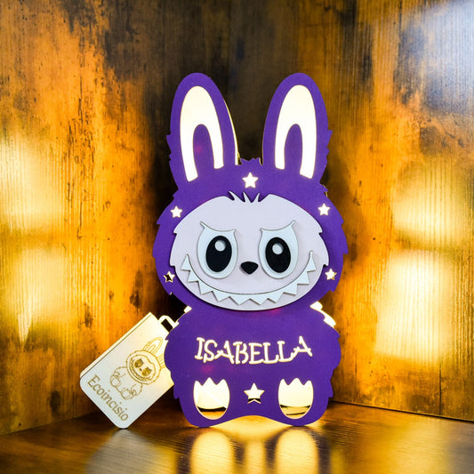 Lampada Bubu LED 3D Personalizzata - Luce Notturna Colorata